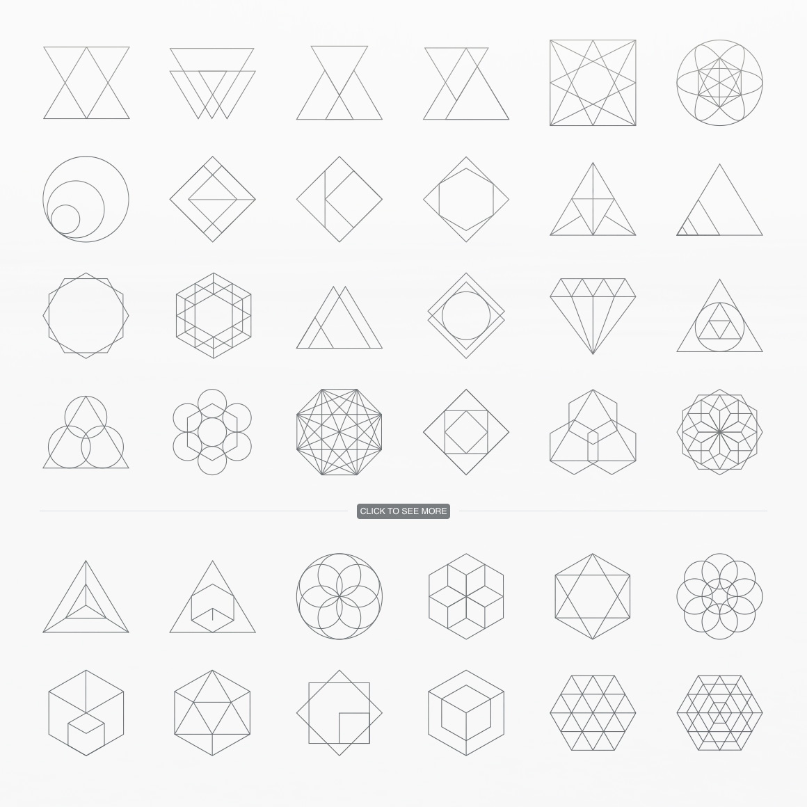 36 Geometric Vector Shapes ~ Illustrations on Creative Market