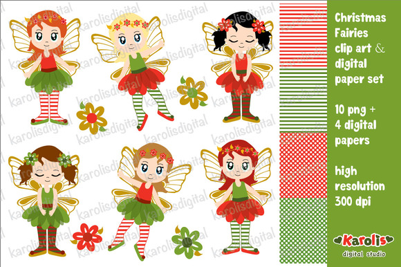 free clipart christmas fairies - photo #48