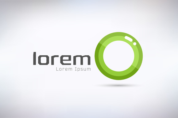 Vector Round Abstract Logo Template Vector Round Abstract Logo Template