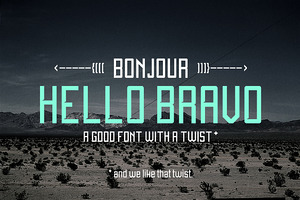 Hello Bravo - Font.