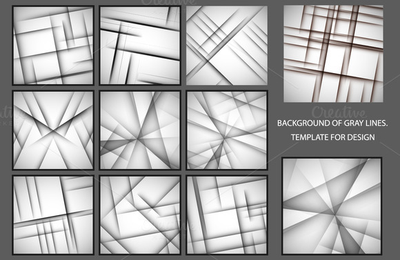 Vector Set Shadow Line Elements Vector Set Shadow Line Elements