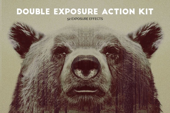 Double Exposure Action Kit - Actions