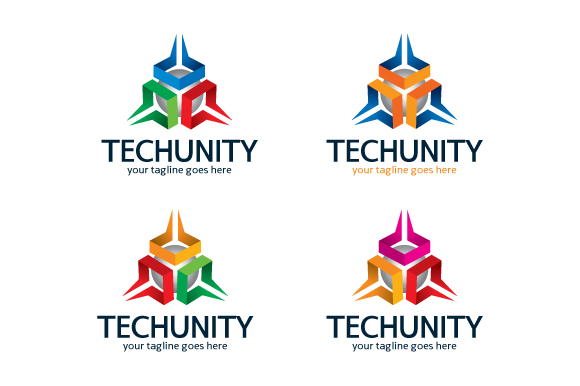 Technology-Digital-System Logo ~ Logo Templates on Creative Market