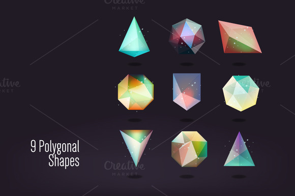 9 Polygonal Shapes