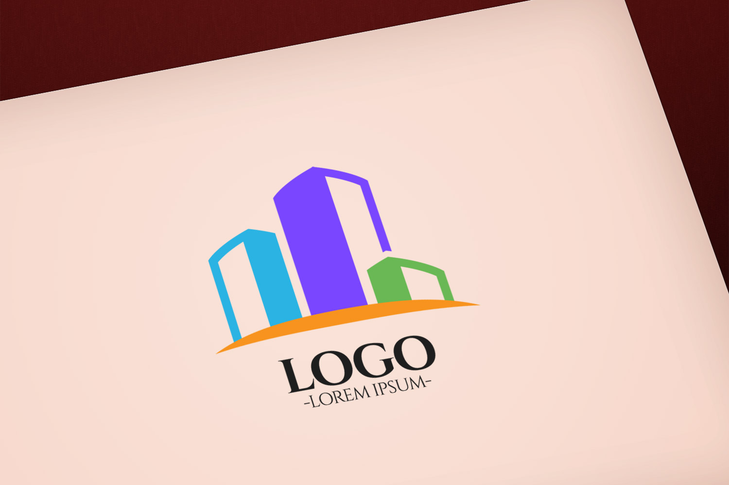 Modern Flat Building vector logo ~ Logo Templates on ...