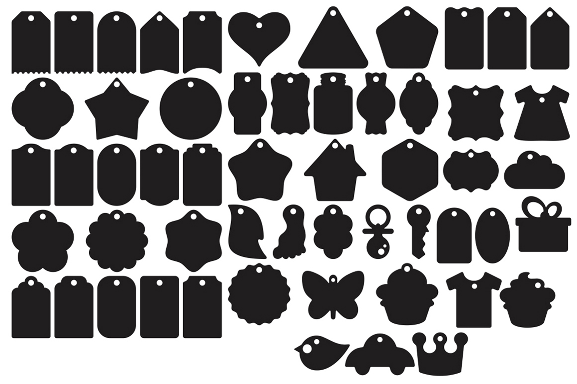 55 Tag Crafts Shapes ~ Shapes on Creative Market