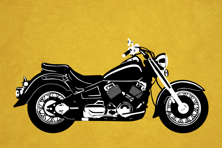 Download Cruiser Motorcycle Vector ~ Illustrations on Creative Market