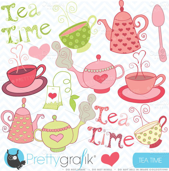 clipart teapot and cup - photo #48