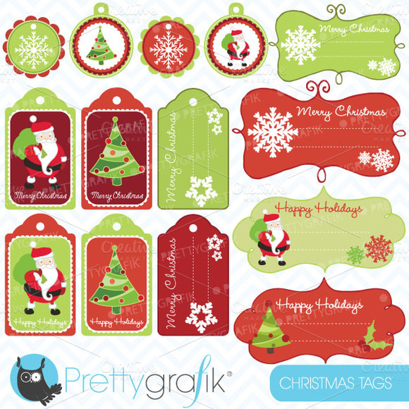 christmas gift tags clipart - photo #19