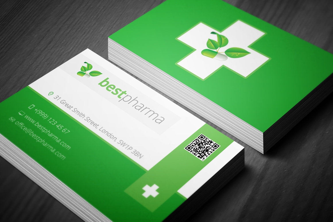 pharmacy-business-card-business-card-templates-on-creative-market