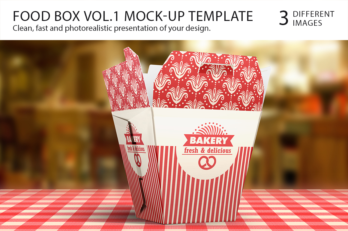 Download Food Box Vol.1 Mock-up Template ~ Product Mockups on Creative Market