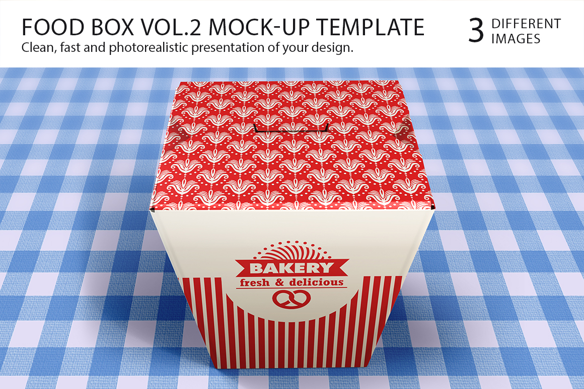 Download Food Box Vol.2 Mock-up Template ~ Product Mockups on ...