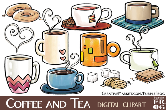 free clipart coffee and cookies - photo #8