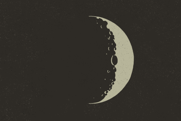 Lunar Moons From Space ~ Objects on Creative Market