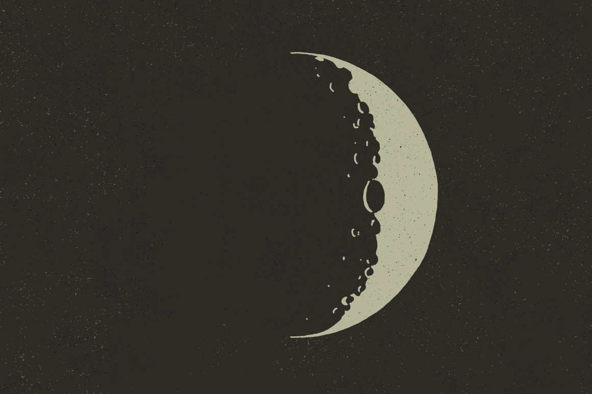 Lunar Moons From Space ~ Objects on Creative Market