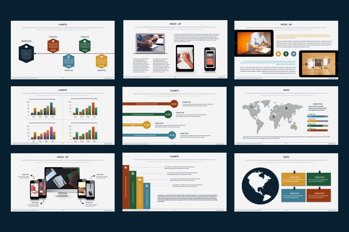 Bubble Powerpoint Template ~ Presentation Templates on Creative Market