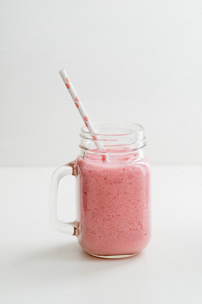 Smoothie in a glass Food & Drink Photos on Creative Market