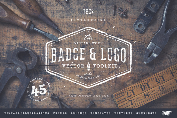 Vintage Badge And Logo Toolkit