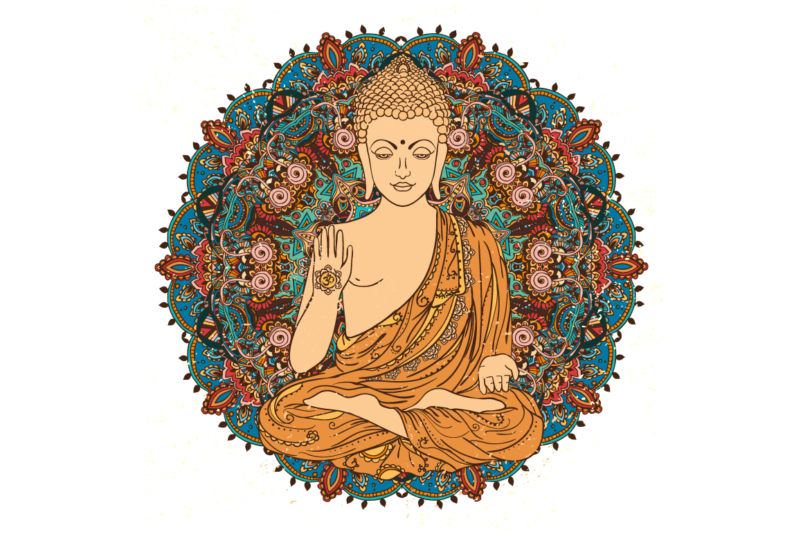 Download Buddha Mandala Layered Svg Free - Free Layered SVG Files ...