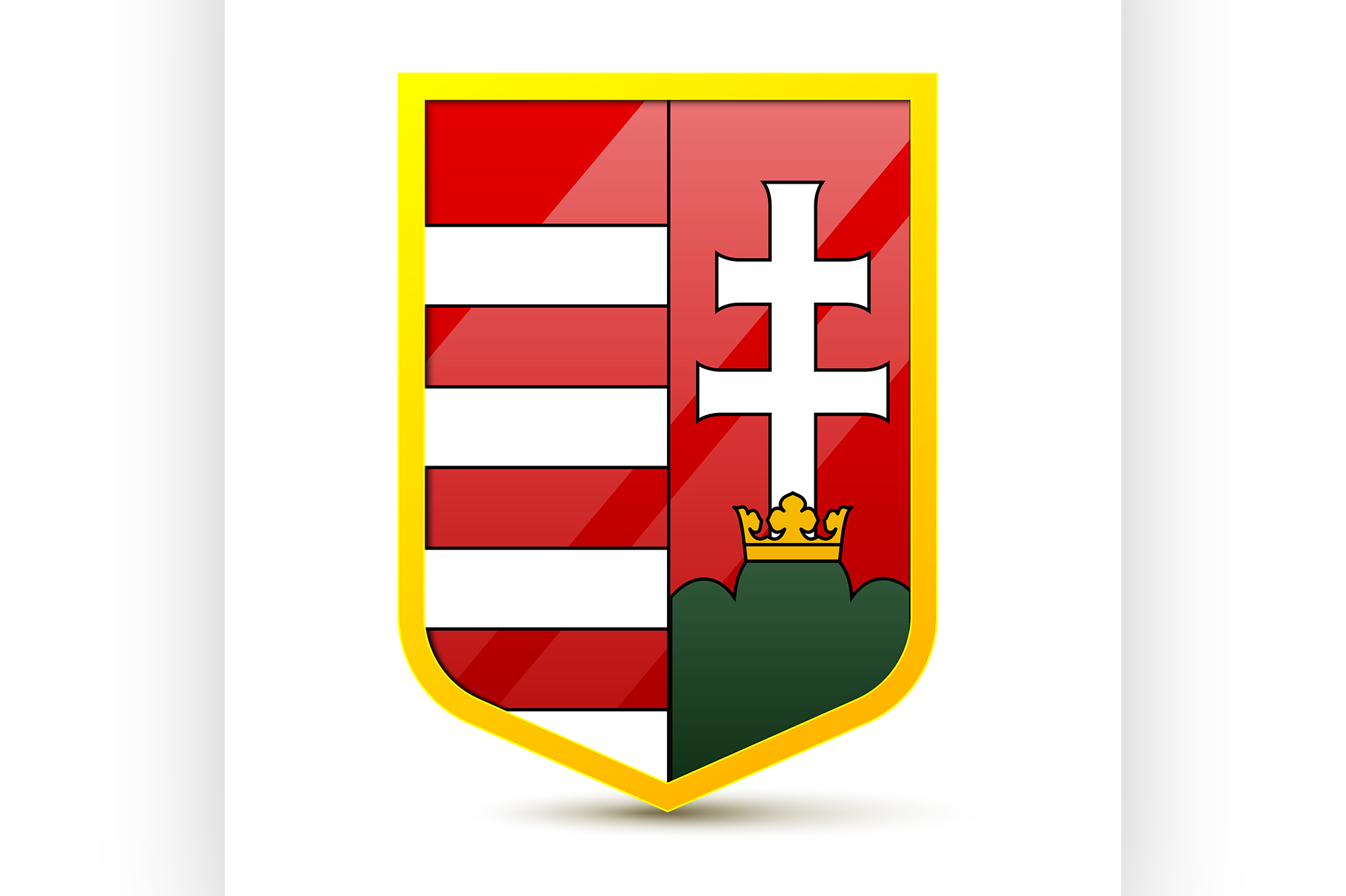 Герб Венгрии на прозрачном фоне