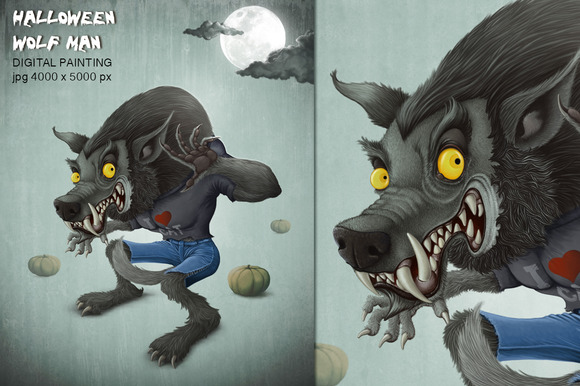 Halloween Wolf Man Halloween Wolf Man