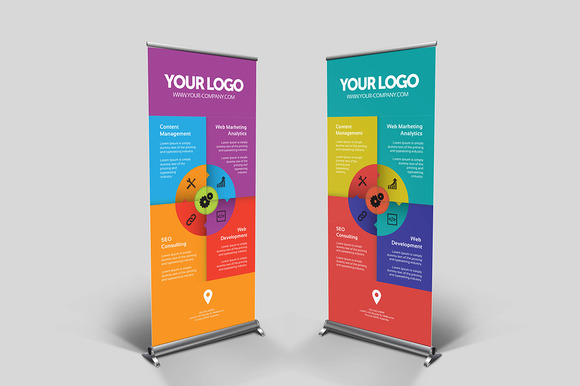Business Roll up Banner 07 Presentation Templates on 