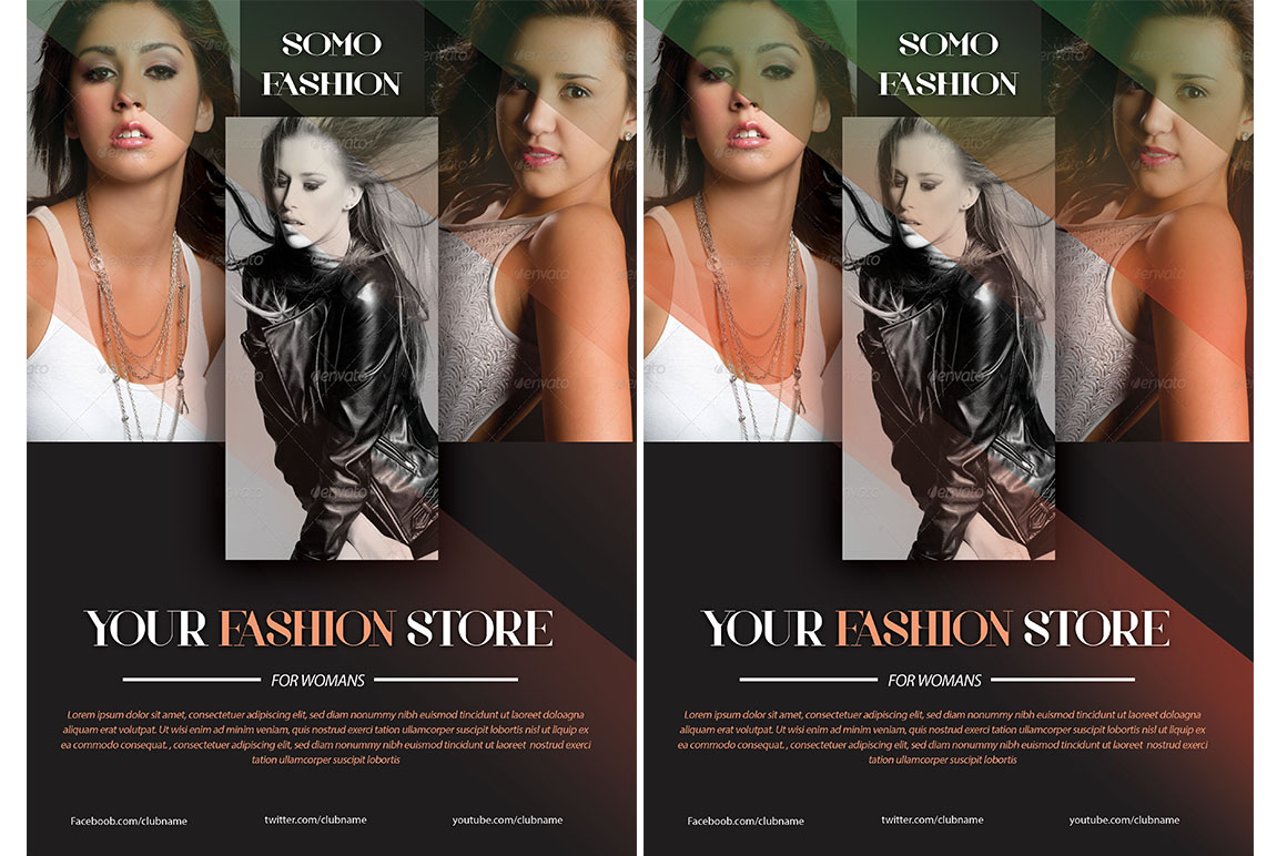 Fashion Agency Flyer Template - Flyers - 1