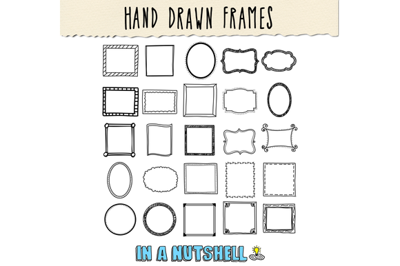 Hand Drawn Frames Doodle Frames