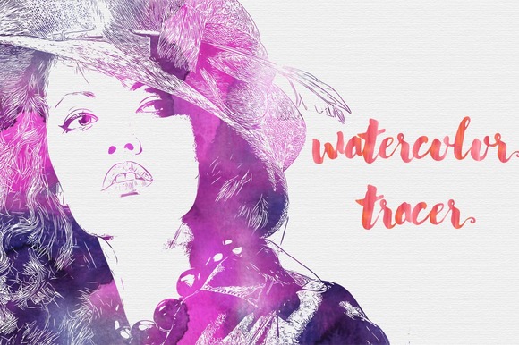 Watercolor Tracer Pro - Actions