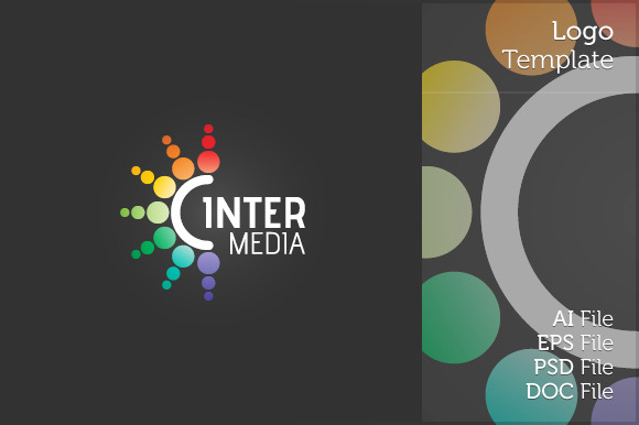 Intermedia Logo Symbol Logo Templates On Creative Market