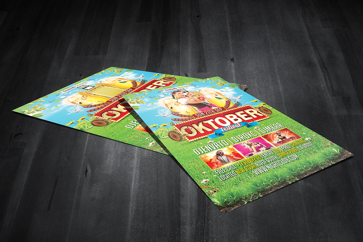 Oktoberfest Flyer Template ~ Flyer Templates on Creative Market