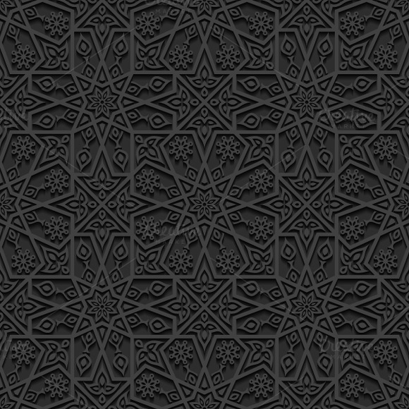 Set Of Seamless Floral Patterns Set Of Seamless Floral Patterns