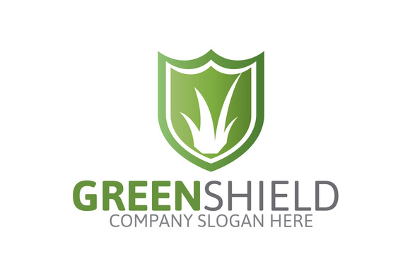 Green Shield Logo ~ Logo Templates on Creative Market