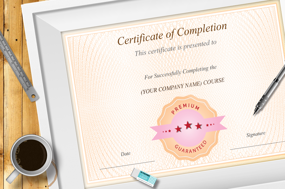 Award Certificate Template ~ Presentation Templates on Creative Market