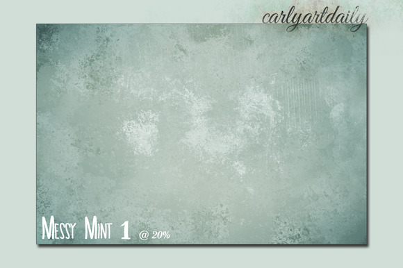Messy Mint Digital Papers
