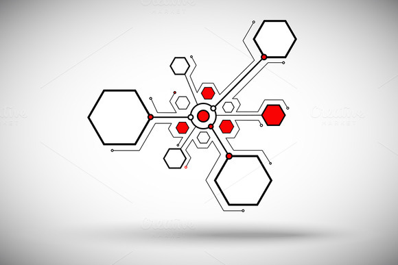 Circle Is Connected With Three Cells Circle Is Connected With Three Cells
