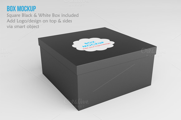Download Square Box Mockup ~ Product Mockups on Creative Market
