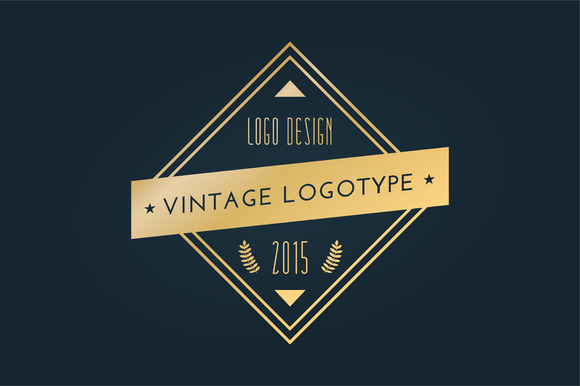 Retro Banner With Square Logo » Designtube - Creative Design Content