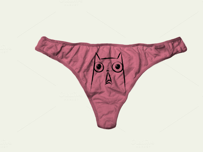 women's panties mockup. ~ Product Mockups on Creative Market