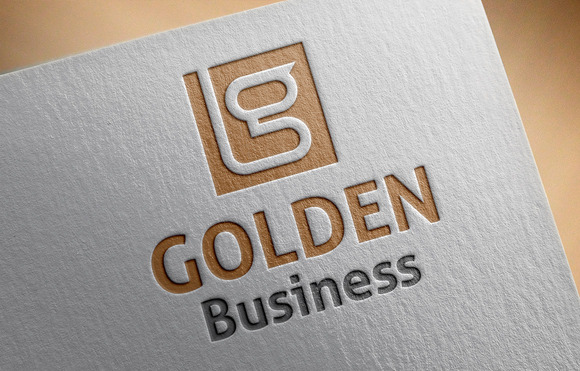 Golden Business Logo