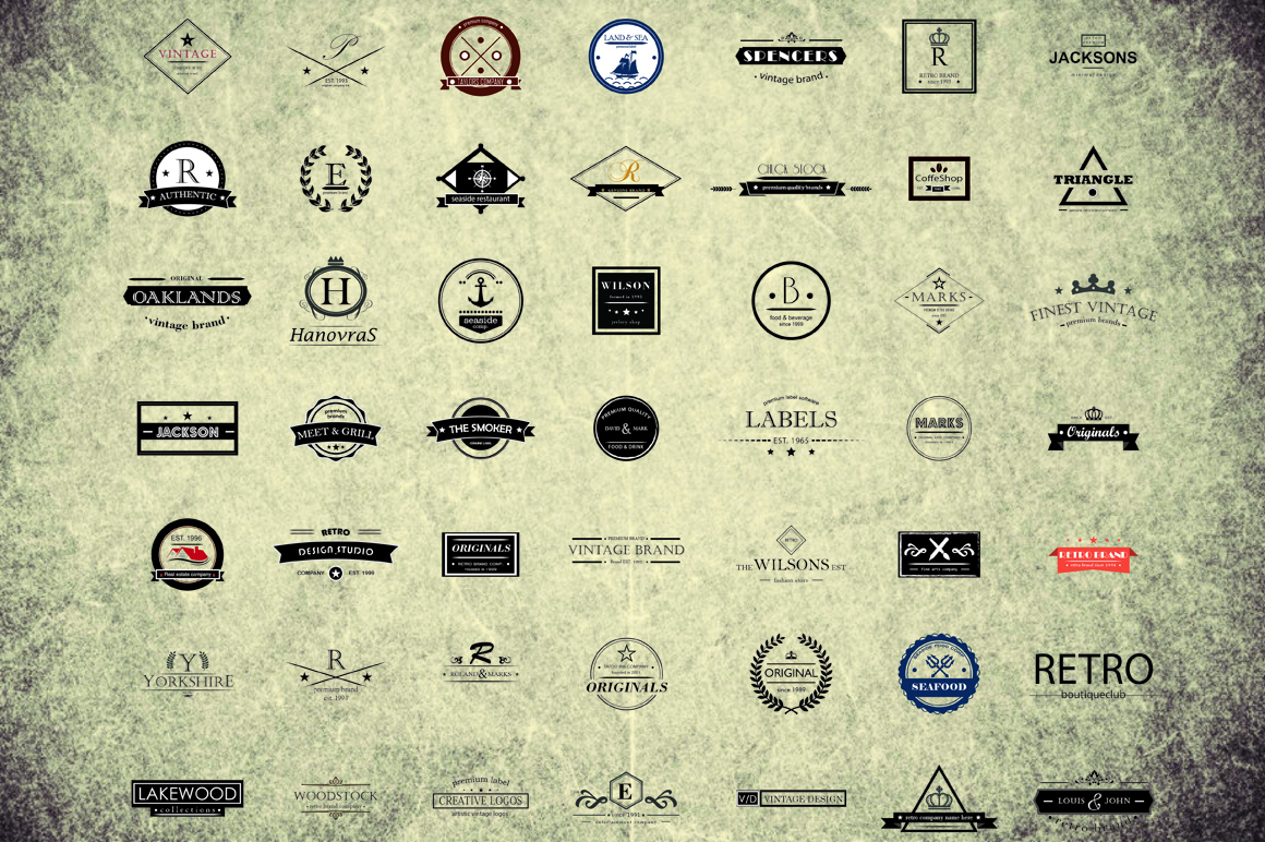 100 Logo Bundle! ~ Logo Templates on Creative Market