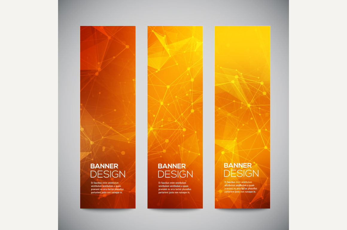 Vector vertical banners set Graphics on Creative Market