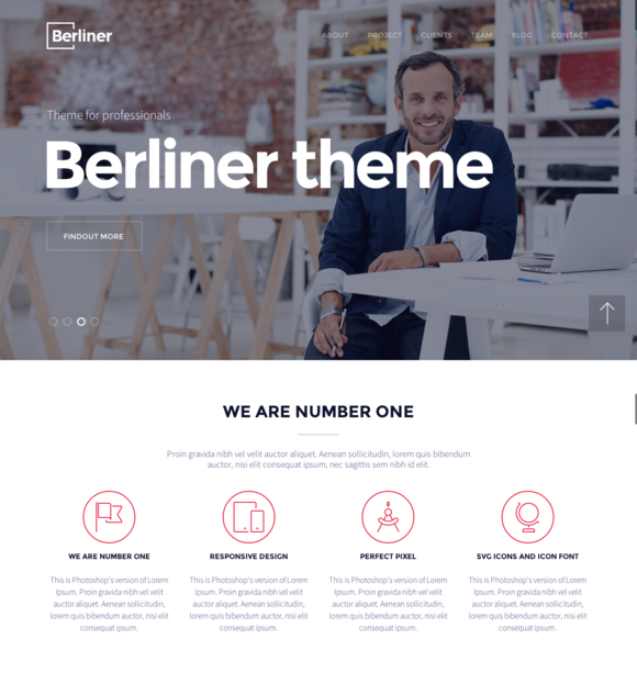 BERLINER - Creative WordPress Theme - Business