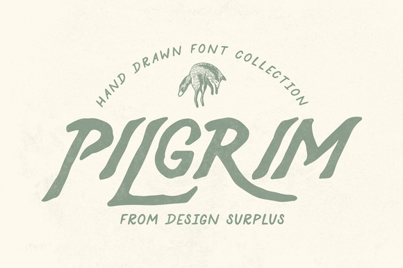 Pilgrim Font Collection (3 Fonts) Cover-f