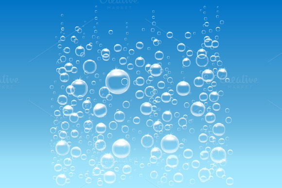 Bubbles Under Water Vector Illustrat Bubbles Under Water Vector Illustrat