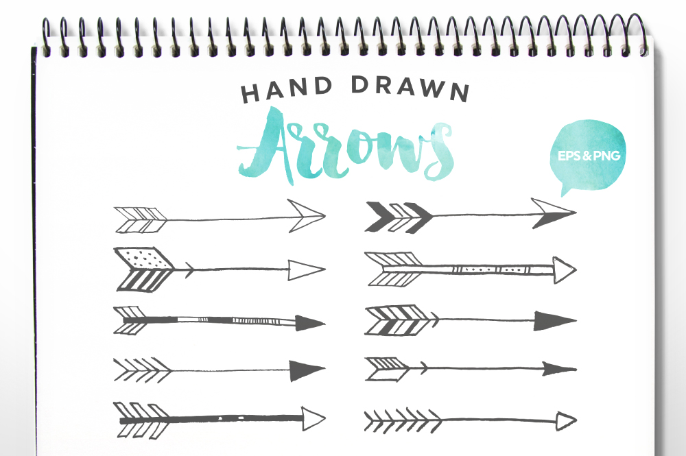 free clipart hand drawn arrow - photo #10