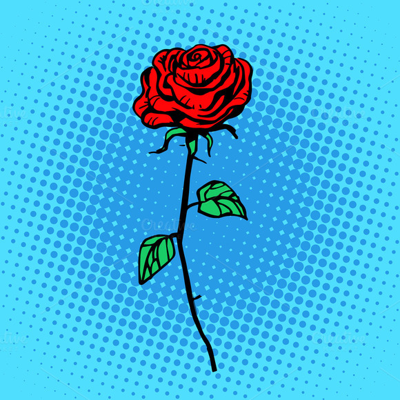 Rose With Thorns Drawing » Designtube - Creative Design Content