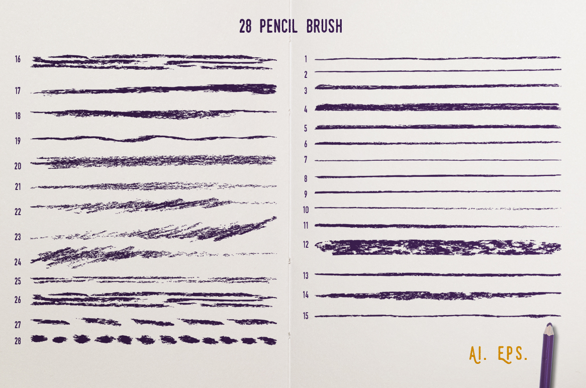 pencil brush photoshop