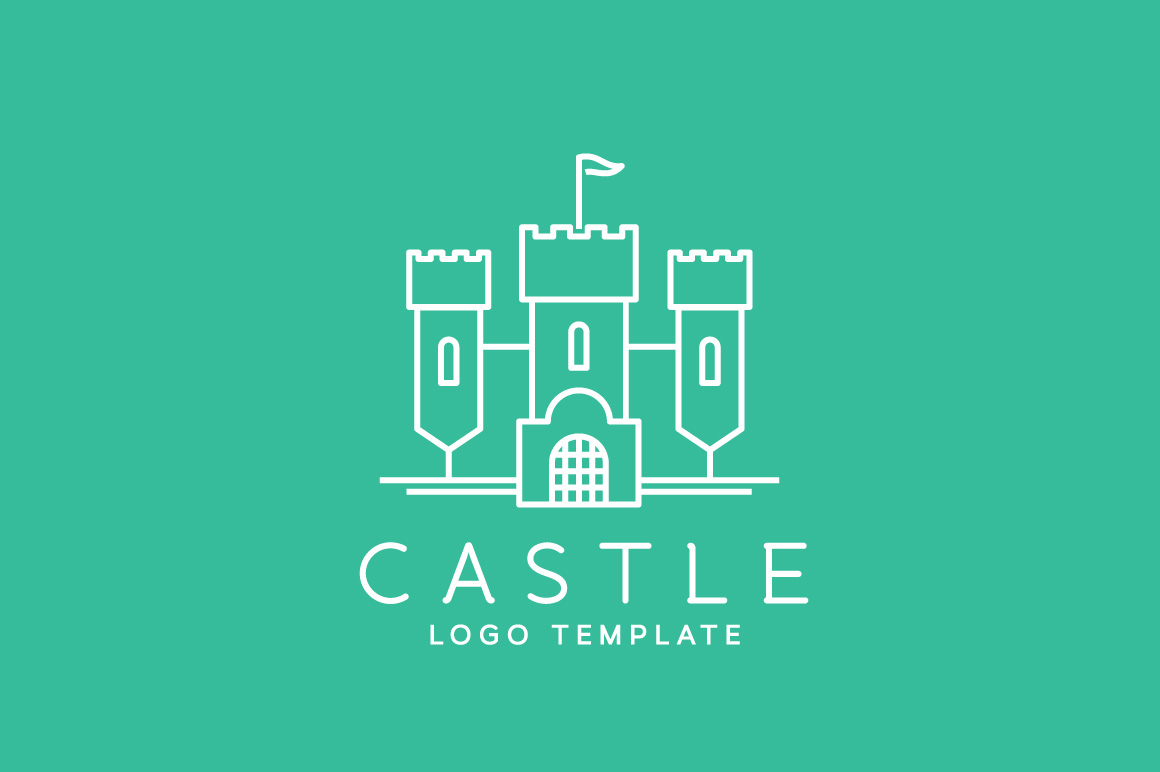 Line Style Vector Castle Logos ~ Logo Templates on Creative Market