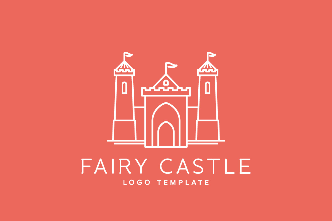 Line Style Vector Castle Logos ~ Logo Templates on Creative Market